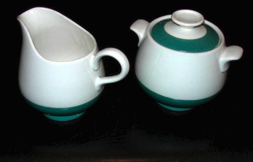 Vintage Cavalier Eggshell for Homer Laughlin cream & sugar set