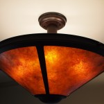 Mica Lamp Company chandelier, model #113, $1100