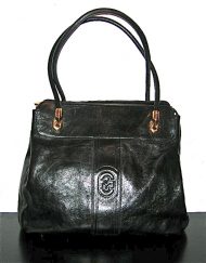 Vintage Marino Orlandi black leather purse