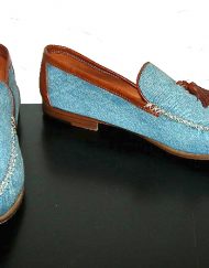 Arfango Napoleon denim loafers