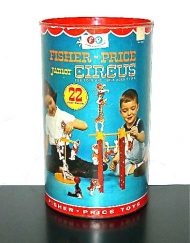 1963 Fisher-Price Junior Circus toys, complete set