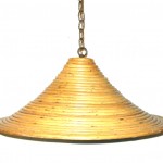 Bamboo pendant lamp, SOLD