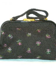 Beaded reversible purse