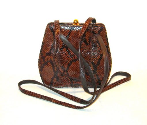 Bob Mackie snakeskin purse