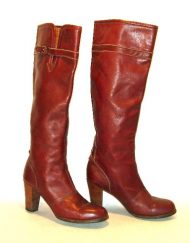 Miss Capezio brown leather knee-high boots