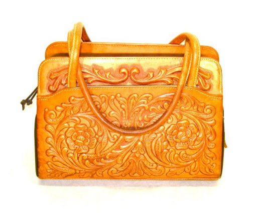 Vintage Mont-Abur Mexican tooled leather purse