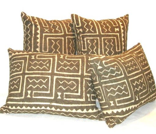 Handmade mudcloth pillows by Emily B