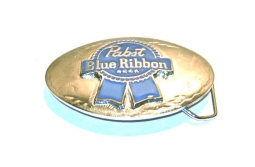 Pabst Blue Ribbon belt buckle