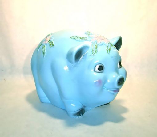 1966 Silvestri Bros chalkware piggy bank