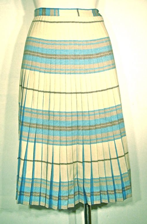 Vintage Pendleton plaid wool skirt