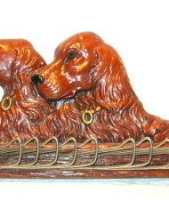 Vintage Syroco Cocker Spaniel tie rack