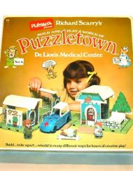 1976 Richard Scarry's Puzzletown, Dr. Lion's Medical Center, from Playskool