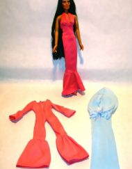 Vintage Cher doll with 3 outfits