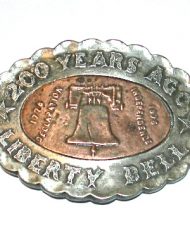 Liberty Bell belt buckle