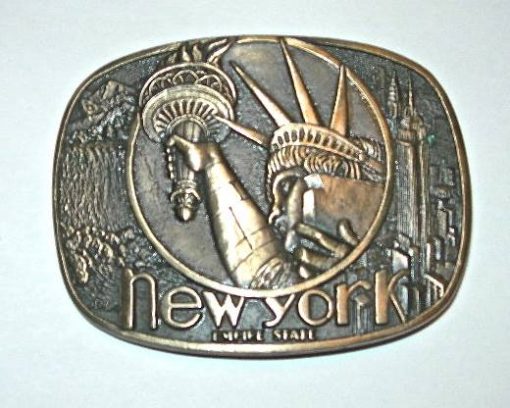 New York belt buckle