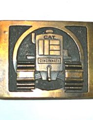 1977 Adezy CAT Cincinnati belt buckle