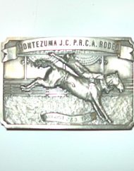 1985 Montezuma J.C. P.R.C.A. belt buckle