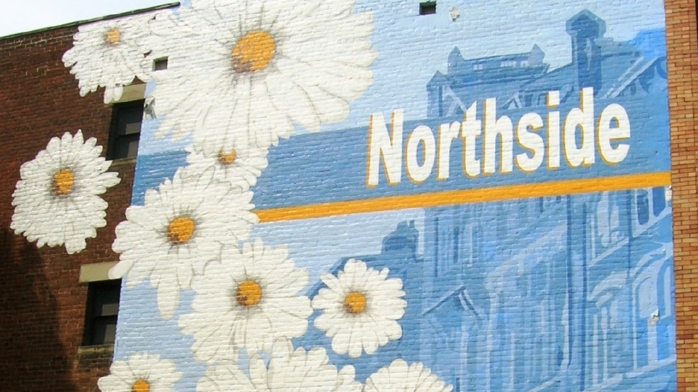 Northside Blooms mural photo by Ericka McIntyre