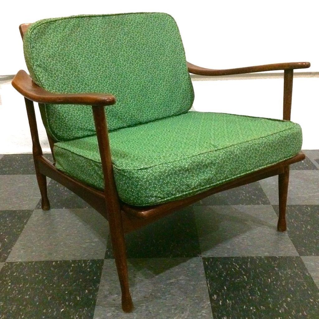 Vintage wood arm chair, made in Italy, SOLD
