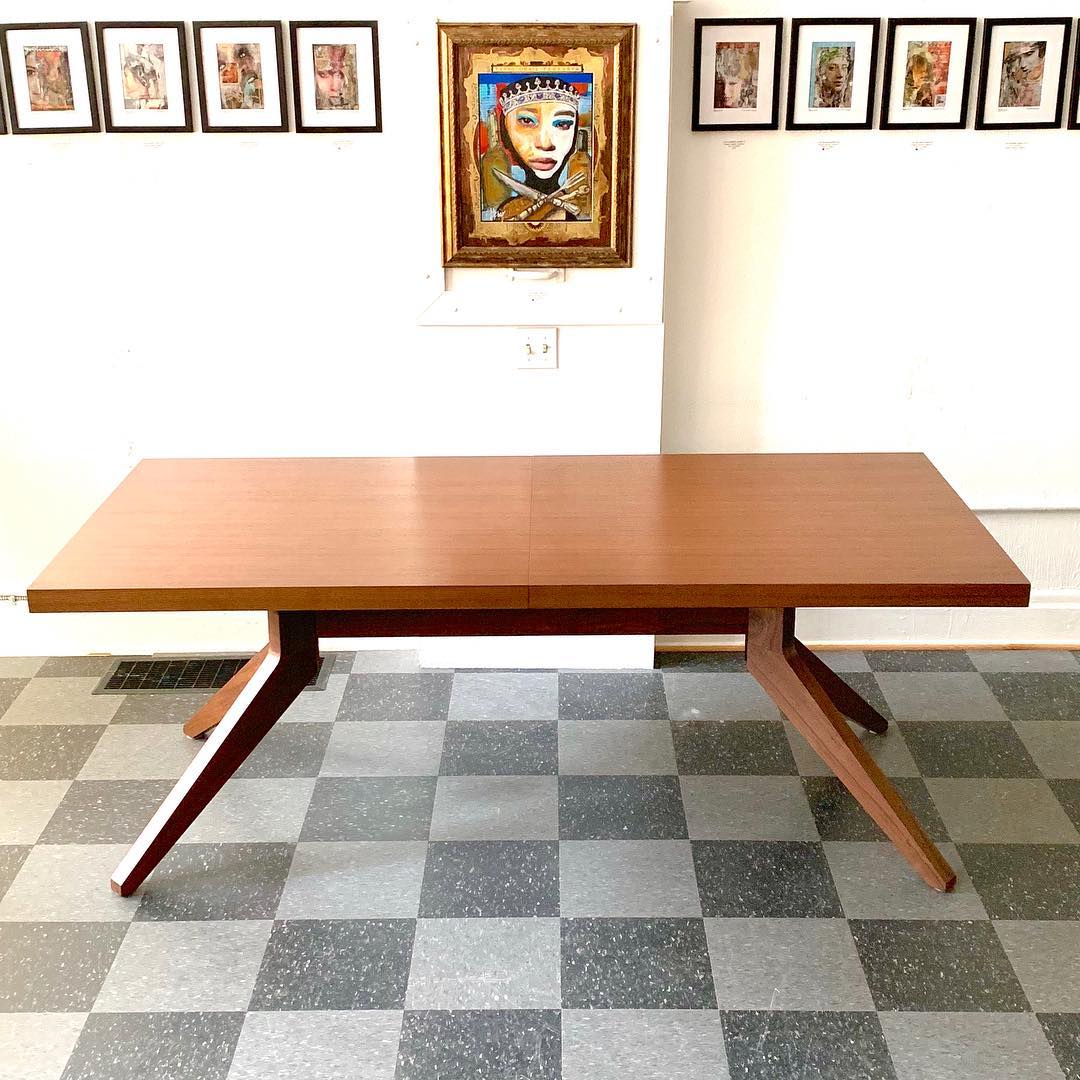 Cross Extension Table, designed by Matthew Hilton for Case, $2000