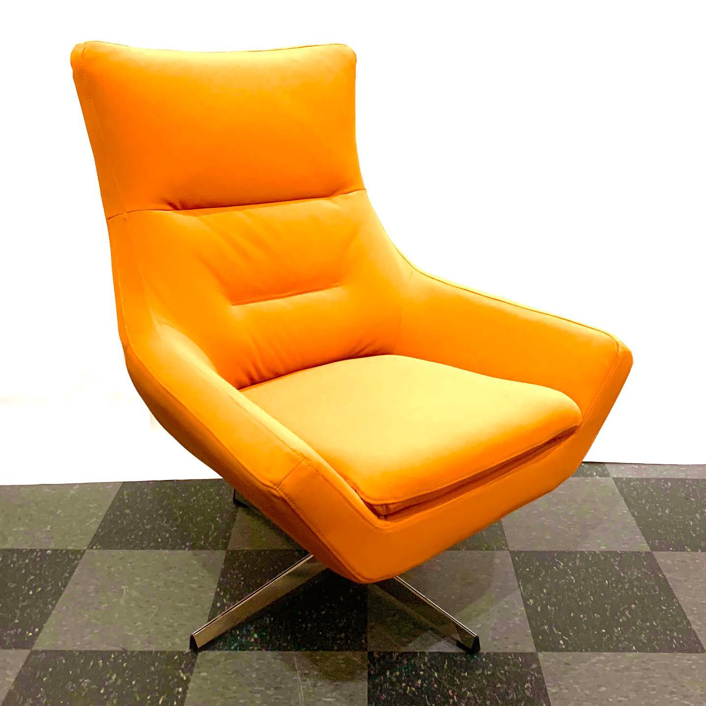 Orren Ellis Pilika swivel armchair, $400