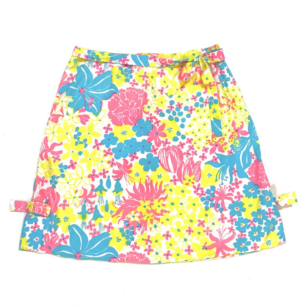 Vintage Lilly Pulitzer skirt, Loretta by Zuzek Key West fabric ...